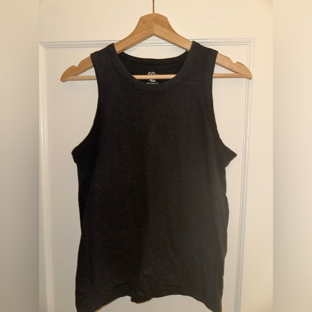 J crew twist back top. Black. Size S.